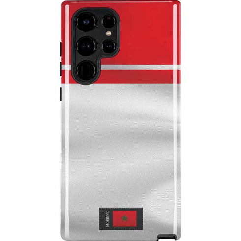 Morocco Soccer Flag Galaxy S22 Ultra Pro Case